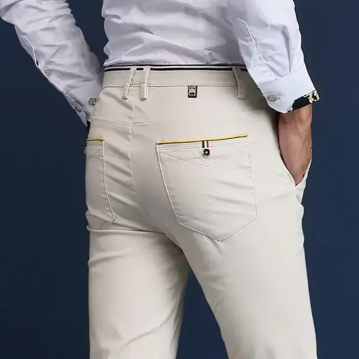 Pantalon décontracté en coton pour hommes