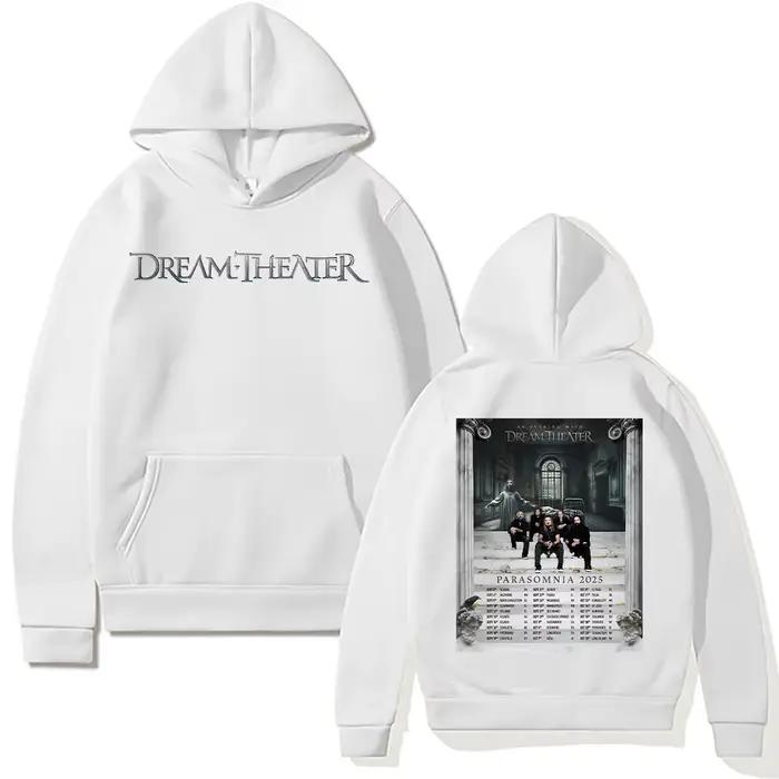 Dream Theater nouveaux sweats à capuche Dream Theater Parasomnia Tour 2025 sweats pour femmes/hommes Hip Hop Vintage bande pulls Streetwear
