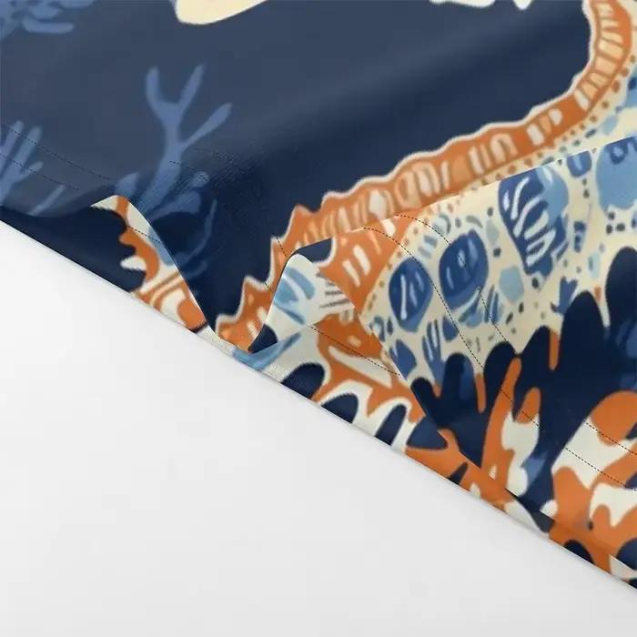 Hippocampe océan vie imprimé débardeur hommes gilet coloré algues poisson graphique sans manches chemise décontractée été en plein air Fitness