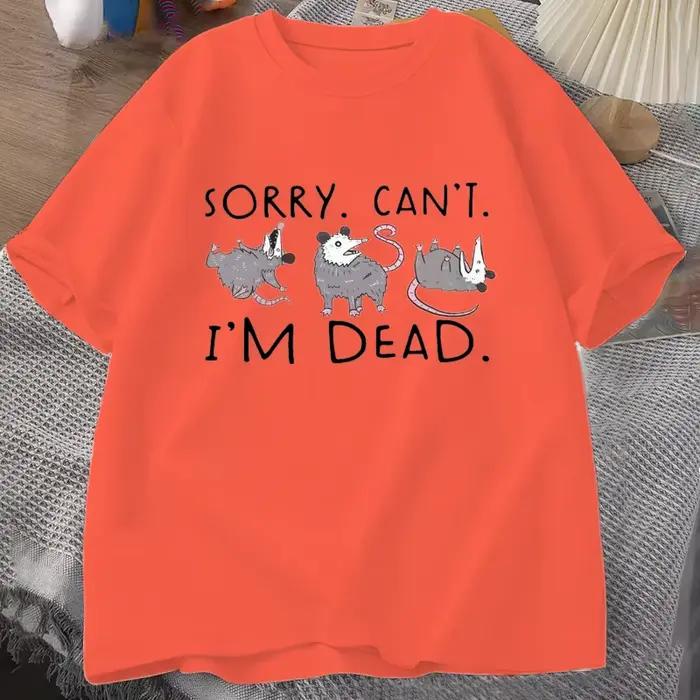 Nouveau Possum T-Shirt pour Opossum amant drôle graphique