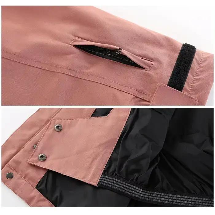 Manteaux de Ski hiver chaud femme hommes survêtement à capuche 2025 Sport Snowboard vestes montagne vêtements de dessus