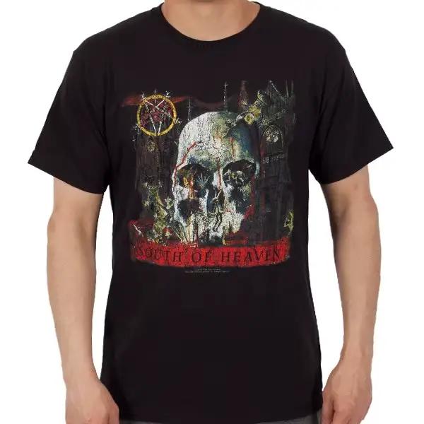 Nouveau T-shirt en coton avec motif Slayer Band
