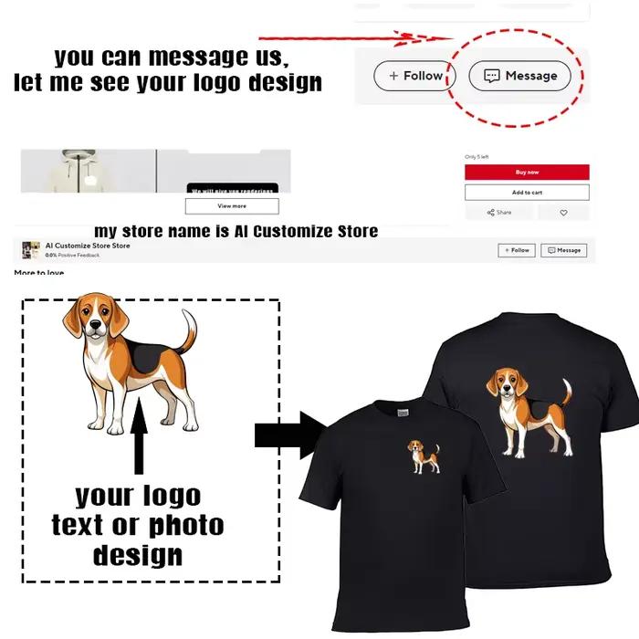 T-shirt homme 100% coton votre propre conception