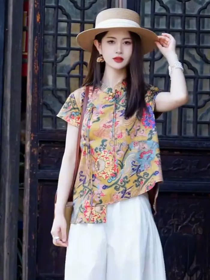 Chemise imprimée Olive Girl