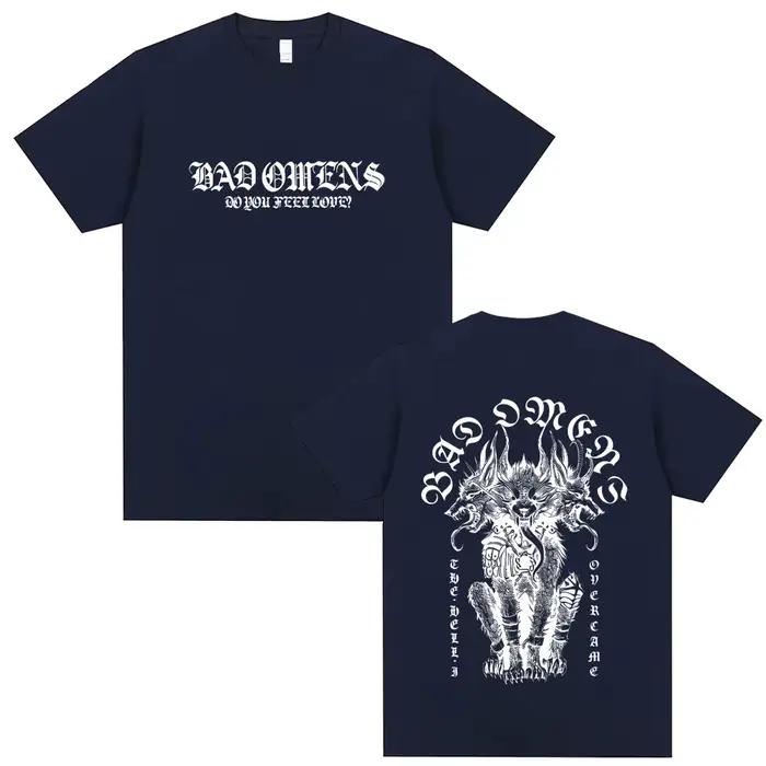 T-shirt Bad Omens Do You Feel Love Tour 2026 pour hommes et femmes