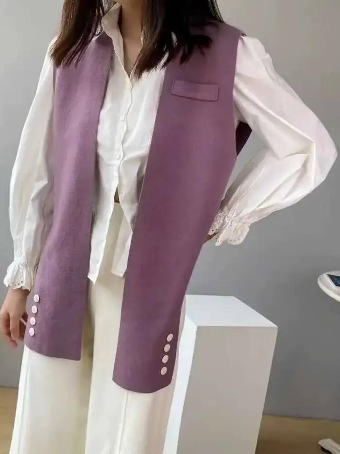 Pull en fibre solide à la mode