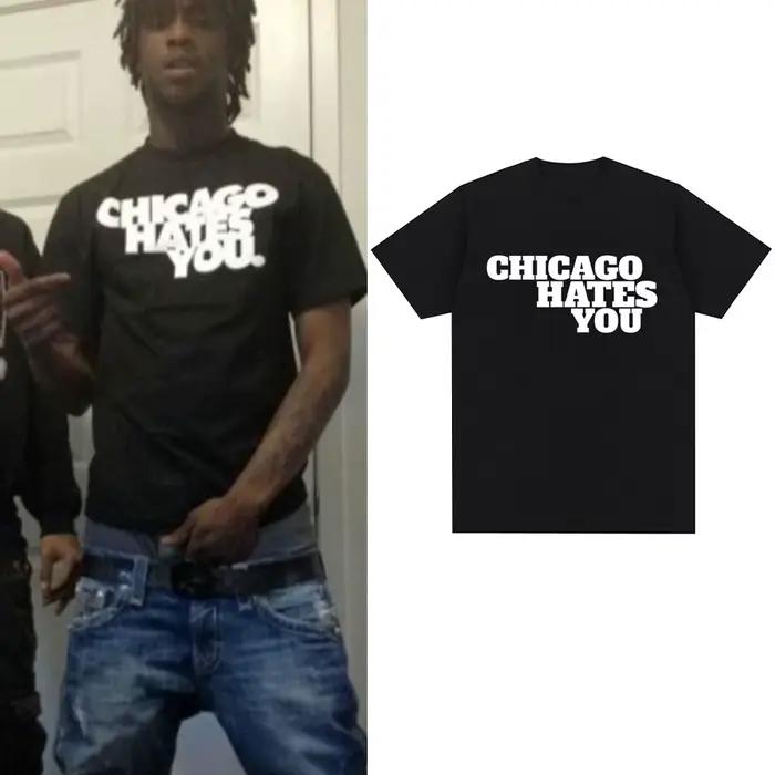 Rappeur chef Keef Chicago déteste vous même Style T-shirt hommes mode Hip Hop surdimensionné T-shirt décontracté coton à manches courtes T-shirts