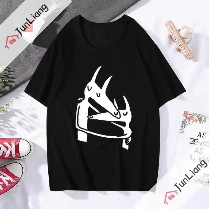 T-shirt Radiohead homme 100% coton vintage col rond décontracté pour printemps été mode streetwear occasionnels