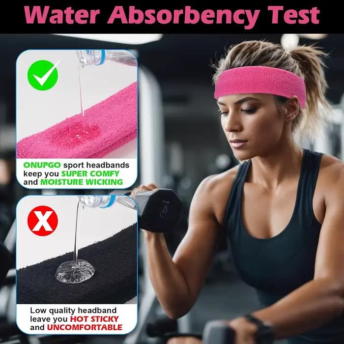 AOLIKES 1 pièces bandeaux de Sport pour hommes et femmes