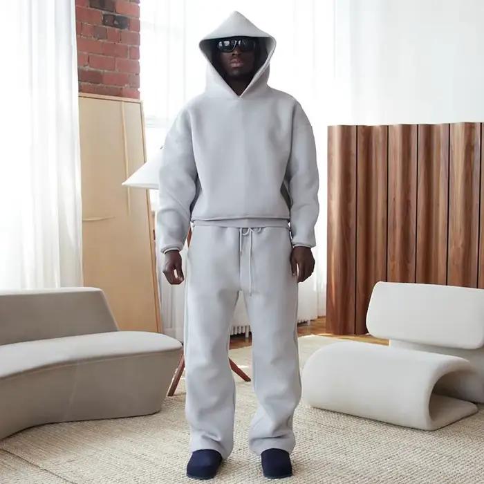 Nouvel ensemble de vêtements de sport pour hommes | 2 pièces tendance (sweat à capuche et pantalon) pour le basket-ball