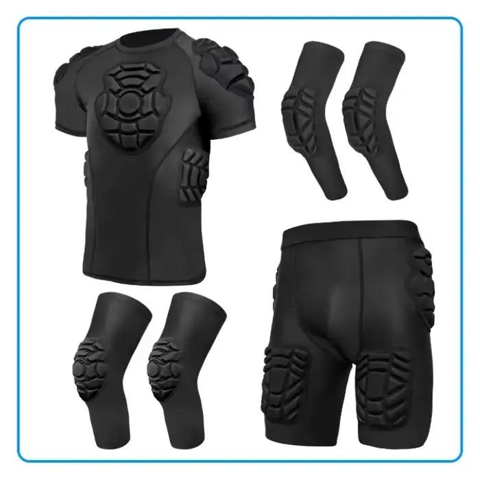 Vêtements de gardien de but de Football à Compression pour hommes