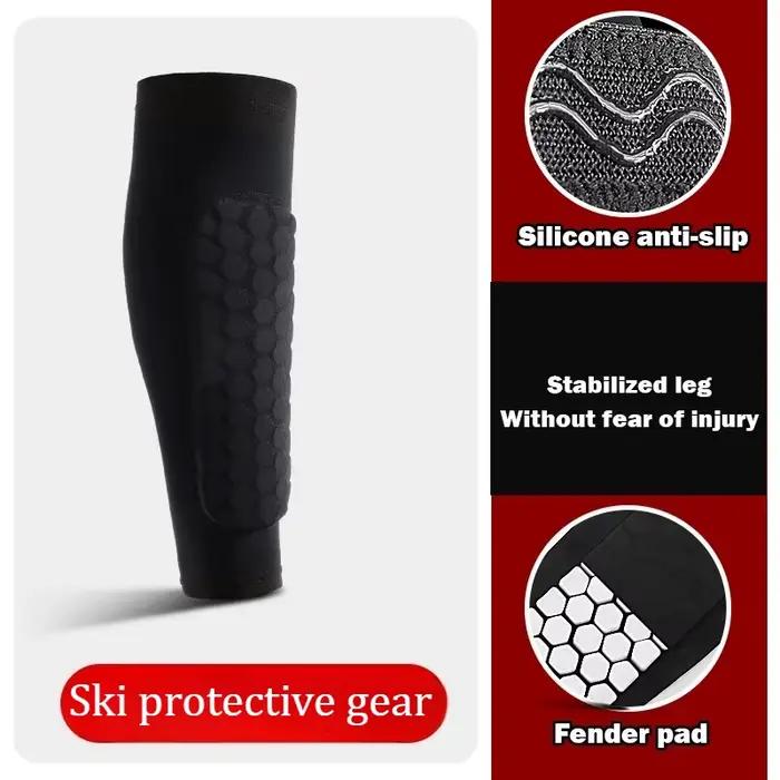Paire de manchons de protège-tibia de ski