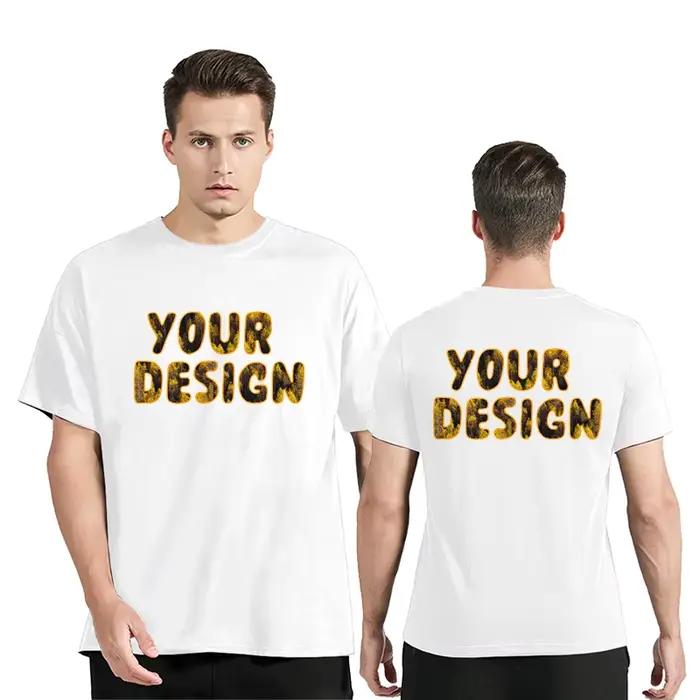 Personnaliser T-shirt en coton pour hommes votre propre