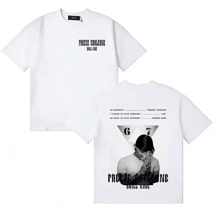 T-shirt Rapper Freeze Corleone Classic Graphics 667 homme mode décontractée hip-hop design imprimé coton confortable polyvalent toutes saisons occasions spéciales