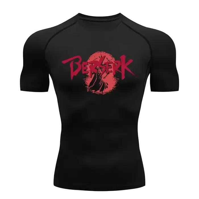 T-shirt de compression Anime Berserk pour hommes
