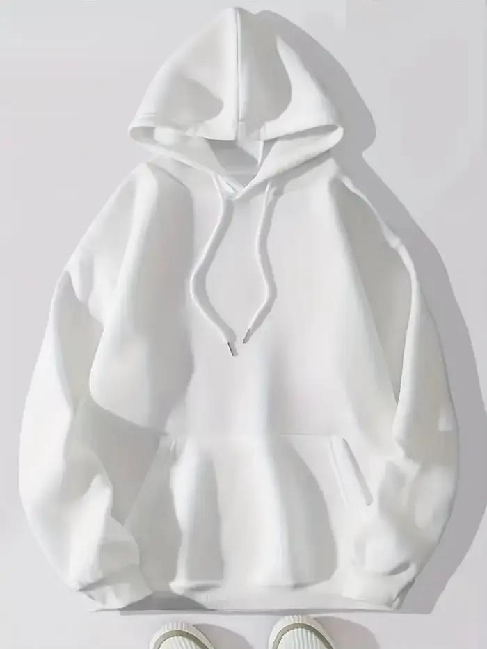Sweat à capuche de sport pour hommes et femmes, pull décontracté, couleur Pure, printemps et automne, 2023