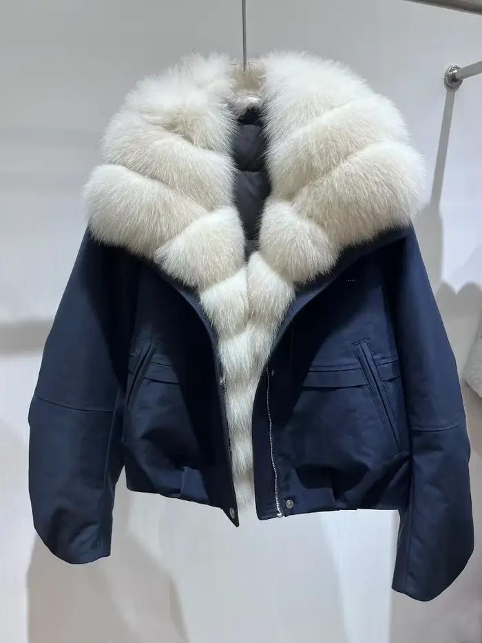 CXFS 2025 mode hiver doudoune d'oie chaud Parka manteau de luxe vêtements d'extérieur femme