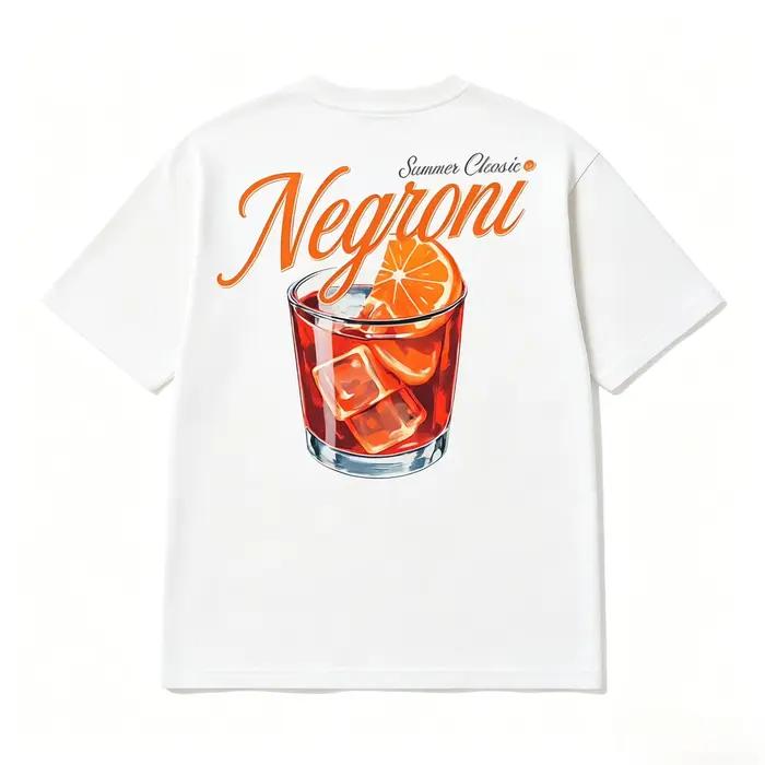 T-shirt Negroni Summer Classic Cocktail pour hommes et femmes