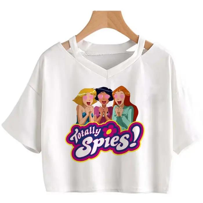 Totally Spies t-shirt femmes été graphique t-shirt femme anime vêtements