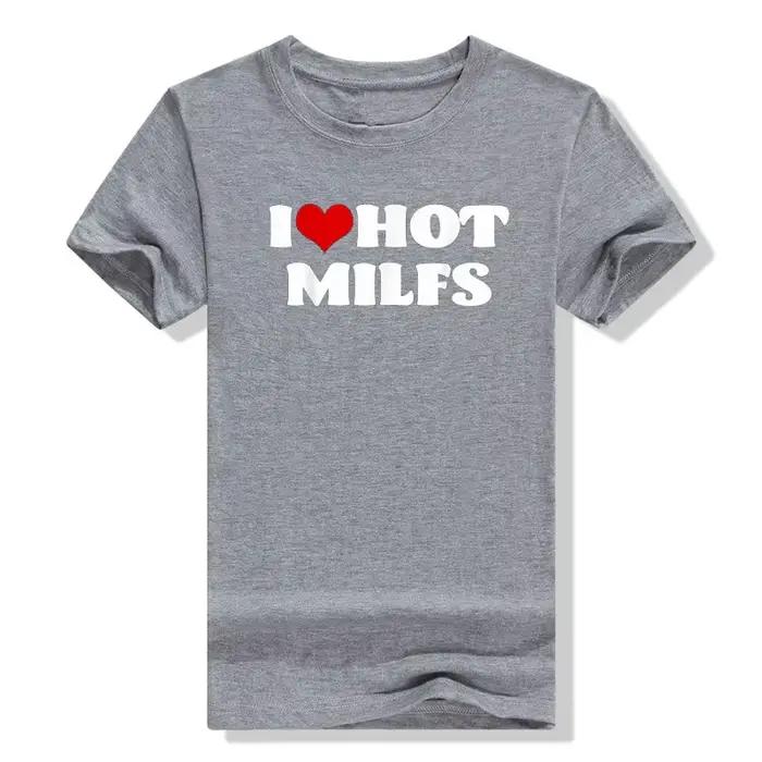 T-Shirt I Love Milelasticity lettres imprimées