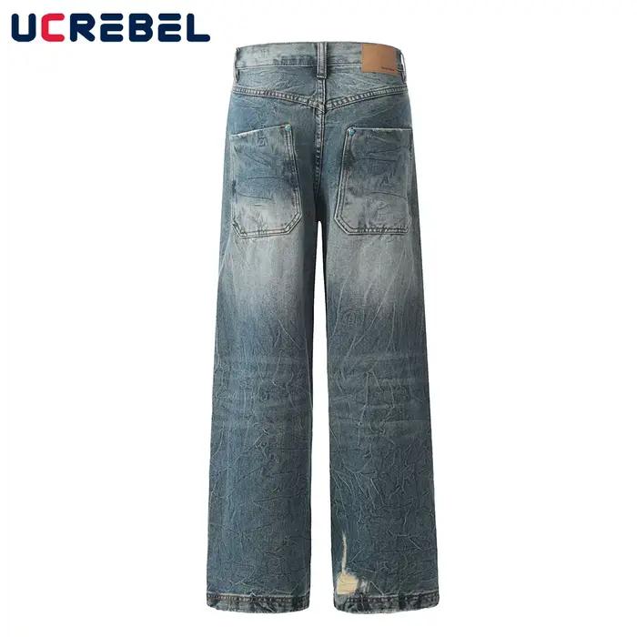 Jean Déchiré à Double Genou pour Homme