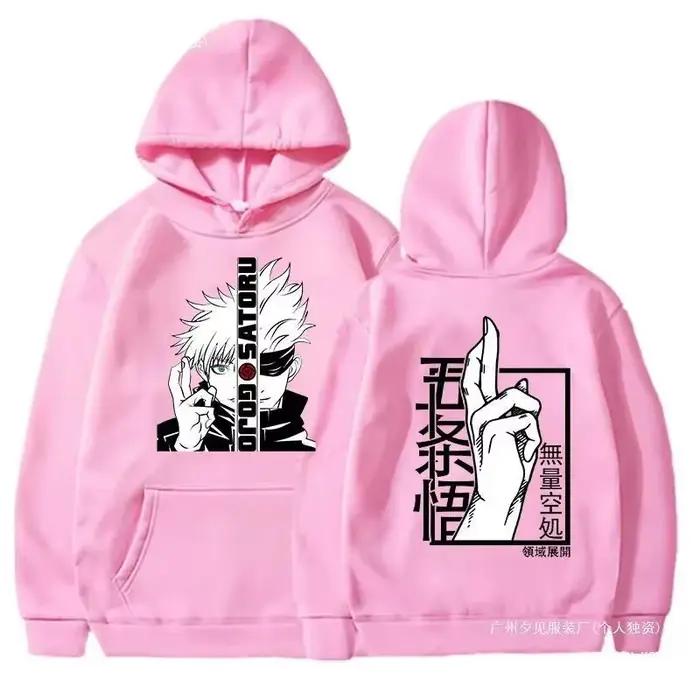 Nouveau sweat-shirt anime cool avec impression graphique Gojo Satoru