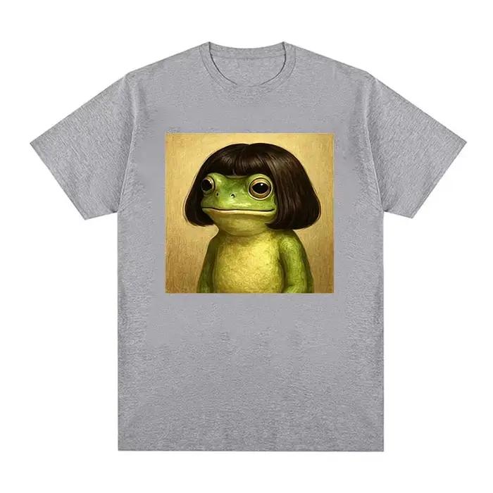 T-shirts à imprimé graphique grenouille amusant pour hommes