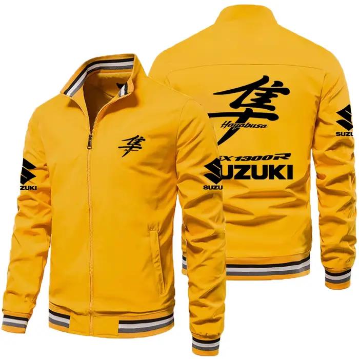 Blouson Moto Homme Suzuki Hayabusa GSX 1300R Printemps Automne Coupe Oversize 2026 Nouvelle Collection Vêtements