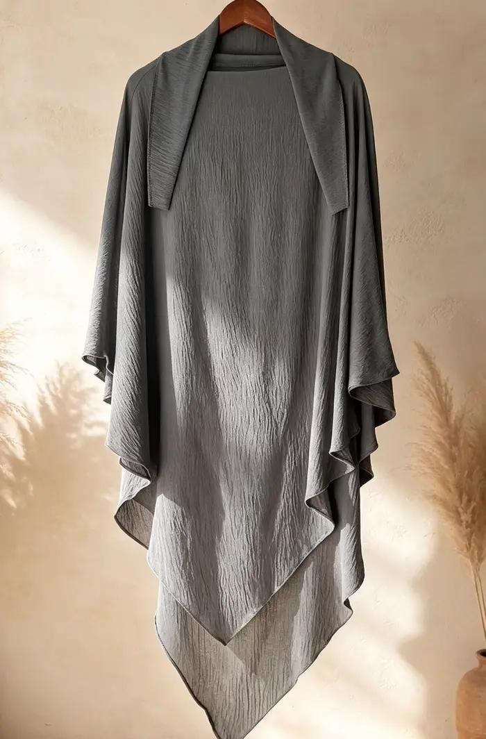 Khimar Hijab intégré, coiffe de prière islamique