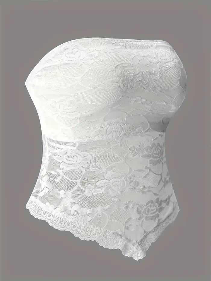 Haut féminin blanc à épaules dénudées uni semi-transparent sexy et élégant pour femmes printemps automne occassions spéciales