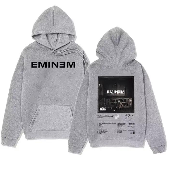Eminem Merch Rap musique sweat à capuche hommes femmes Album graphique imprimé Streetwear unisexe chaud hiver
