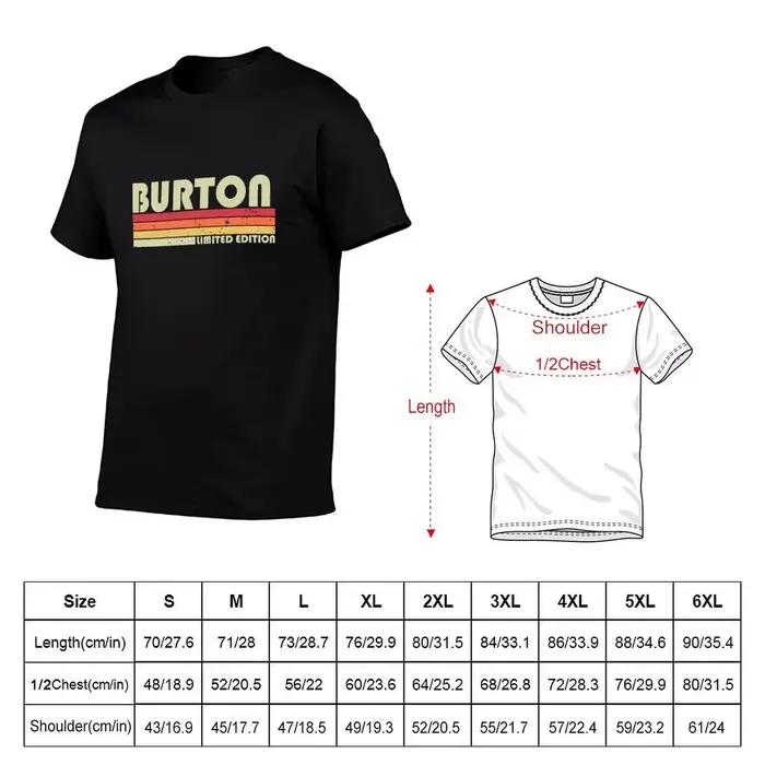 BURTON cadeau nom personnalisé drôle rétro Vintage anniversaire sweat à capuche T-Shirt homme luxe