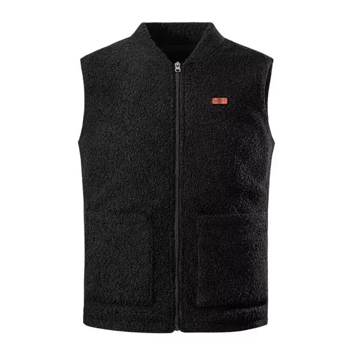 Gilet chauffant USB d'hiver, gilet auto-chauffant à température réglable à 3 vitesses, veste chauffante sans manches lavable pour le Sport de plein air