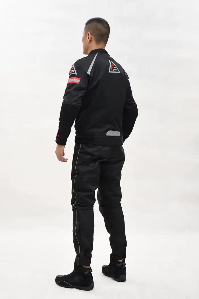 Veste d'équitation de moto d'été pour hommes, maille fine et respirante, vêtements de course, vêtements de chevalier avec prévention des chutes