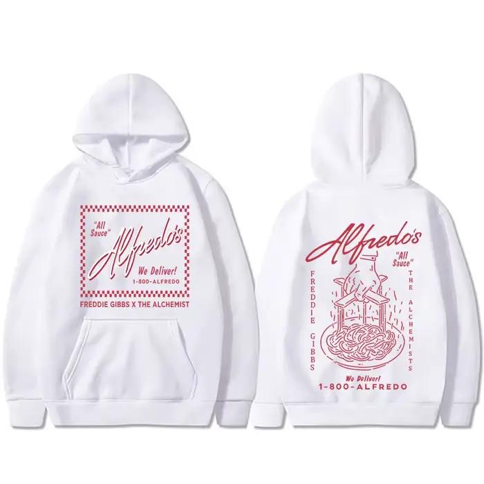 Rappeur Freddie Gibbs et l'alchimiste Alfredo le tour sweat à capuche hommes femmes Hip Hop surdimensionné