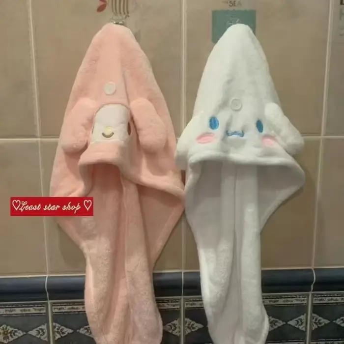Serviette de bain à séchage rapide Kuromi My Melody