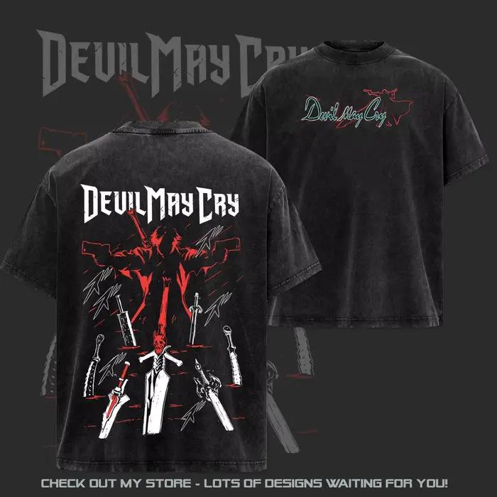 T-shirt imprimé Devil May Cry Vergil Sin