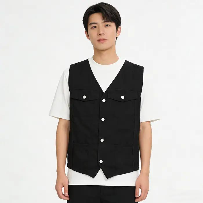 Gilet de travail japonais vintage pour homme