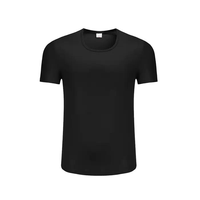 T-Shirt sportif personnalisé à manches courtes, coupe ample, pour enfants et adultes, séchage rapide, unisexe, en Polyester, col rond, tenue décontracté