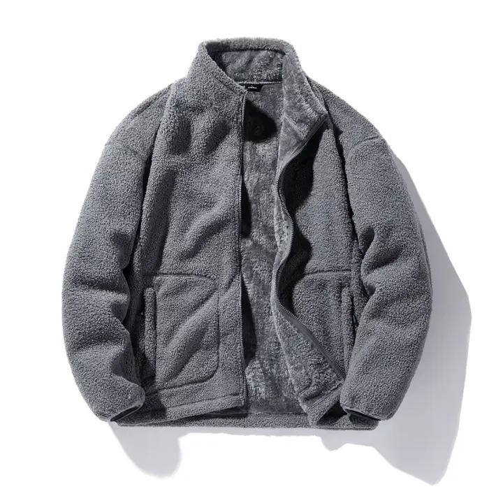 Vestes d'hiver Smile pour hommes, manteau chaud décontracté, col montant, veste d'extérieur, Harajuku Streetwear, grande taille, document adt, solide