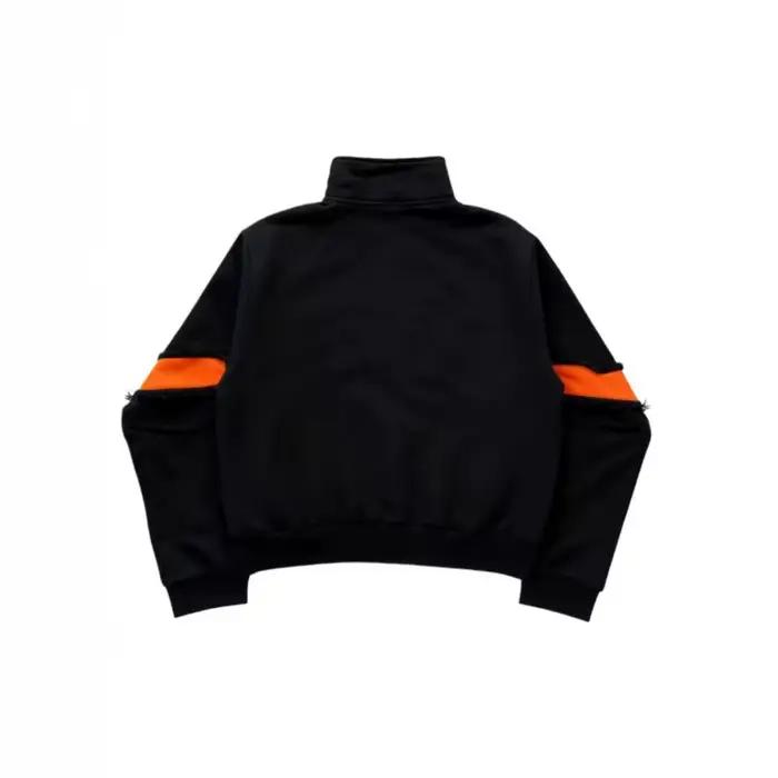 Veste pour hommes, style streetwear américain Harajuku, blocs de couleurs, patchwork, manches zippées, manteau long, coupe ample, unisexe, décontracté, tendance de la mode, nouveau