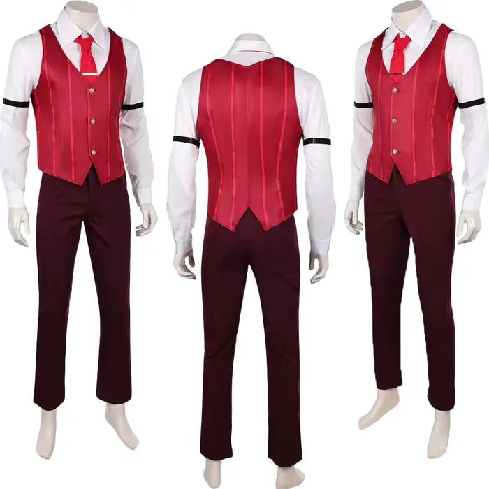 Fantasia humaine Alastor Cosplay vêtements 2025 TV enfer Inn Disfraz Costume adulte hommes fantaisie Halloween carnaval fête vêtements