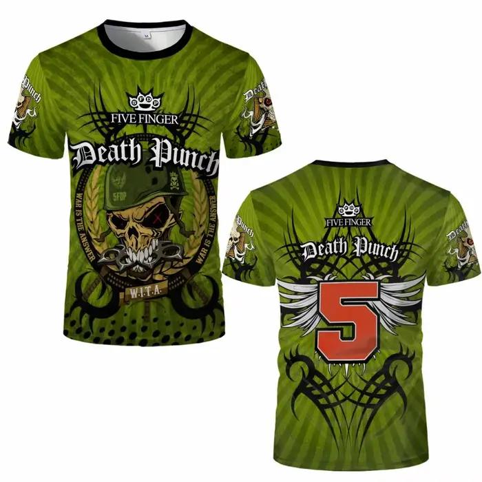 T-shirt tendance Street pour les fans de 5FDP Five Finger Death Punch
