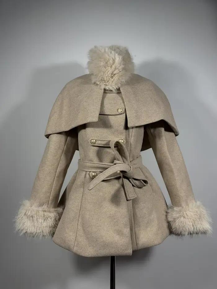 Cape détachable pour Socialite française
