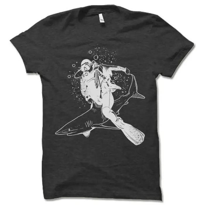 T-shirt de plongée sous-marine. Cadeau de plongeur. Shark