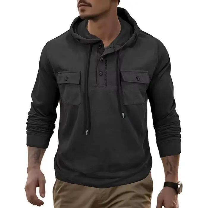 Sweat-shirt à capuche pour hommes européens et américains