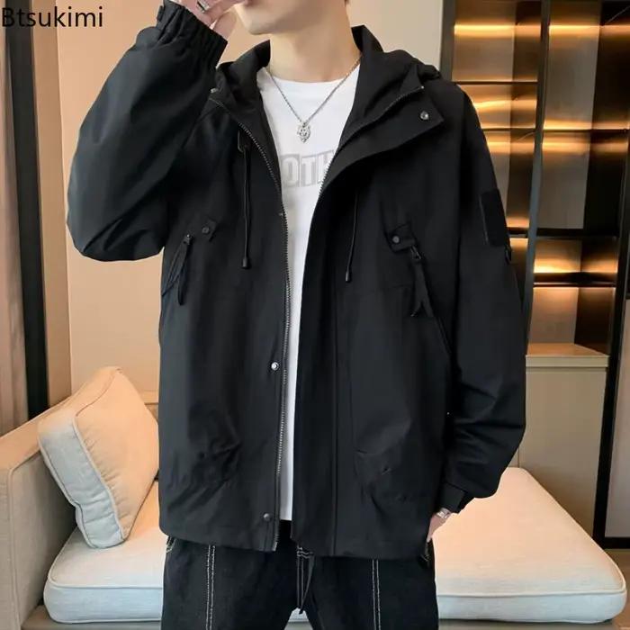 Veste coupe-vent imperméable pour homme