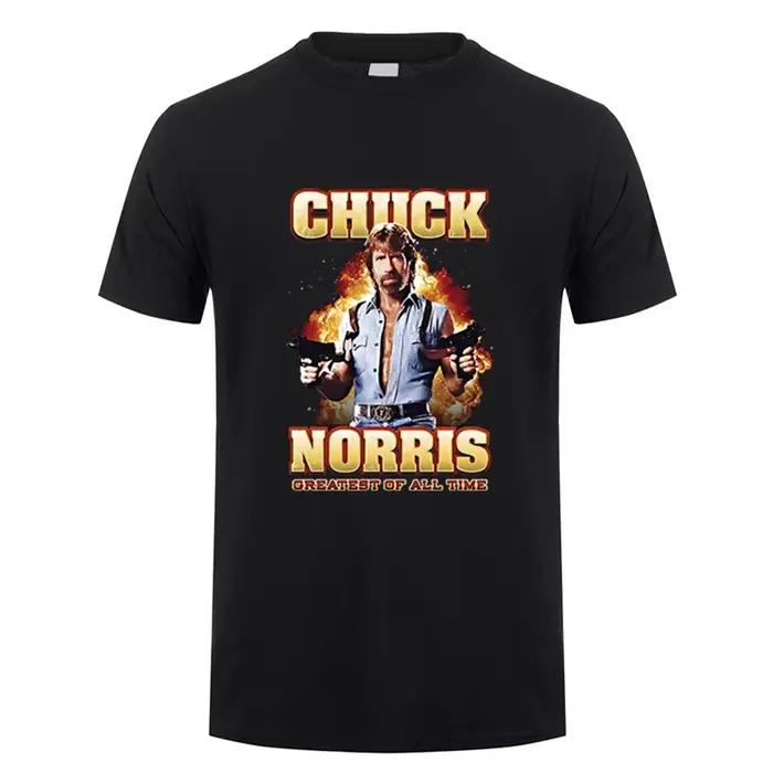 T-Shirt Chuck Norris en coton unisexe