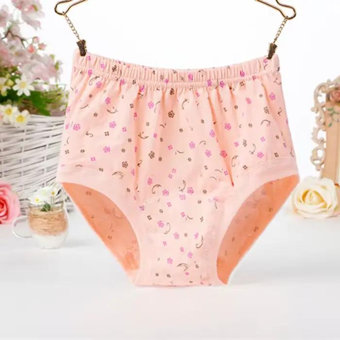 Sous-vêtements en coton doux respirant pour femmes d'âge moyen et aînées