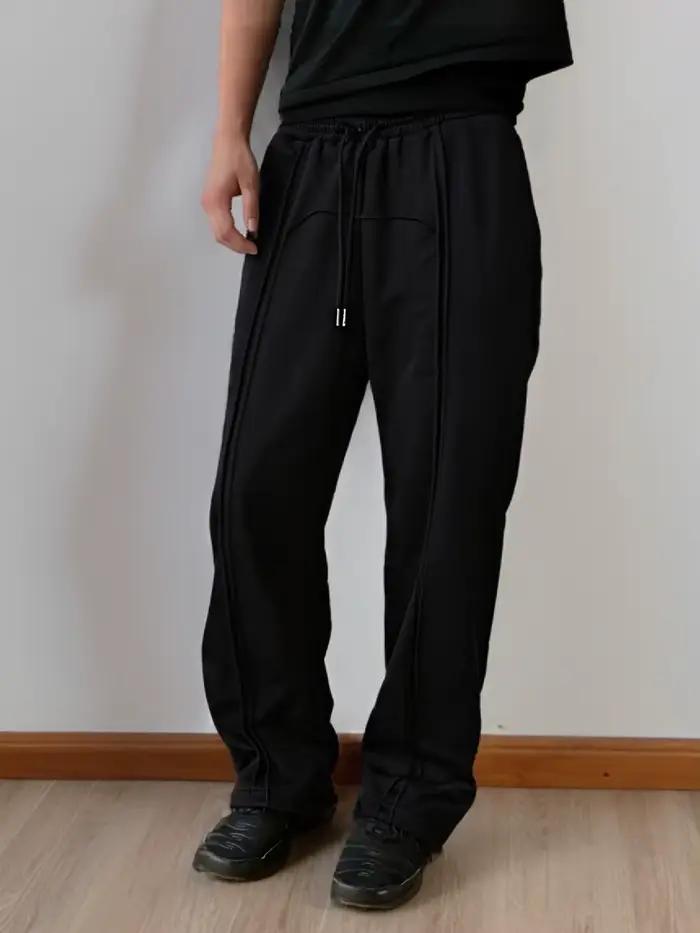 Pantalon de survêtement noir pour homme